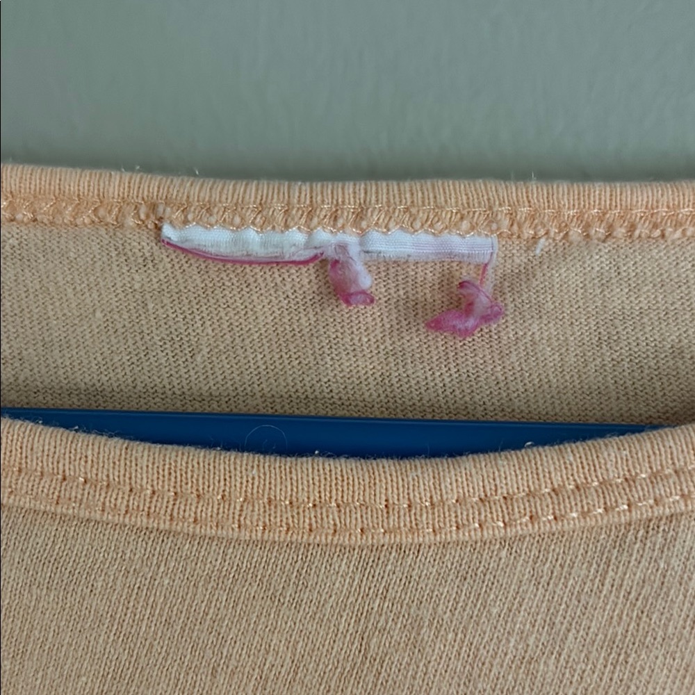 Peach Graphic T-Shirt with Sea Gulls - Picture 6 of 12